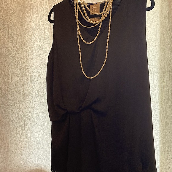 Anthropology/Dolan Left Coast Silky Sleeves Blouse - Picture 11 of 12